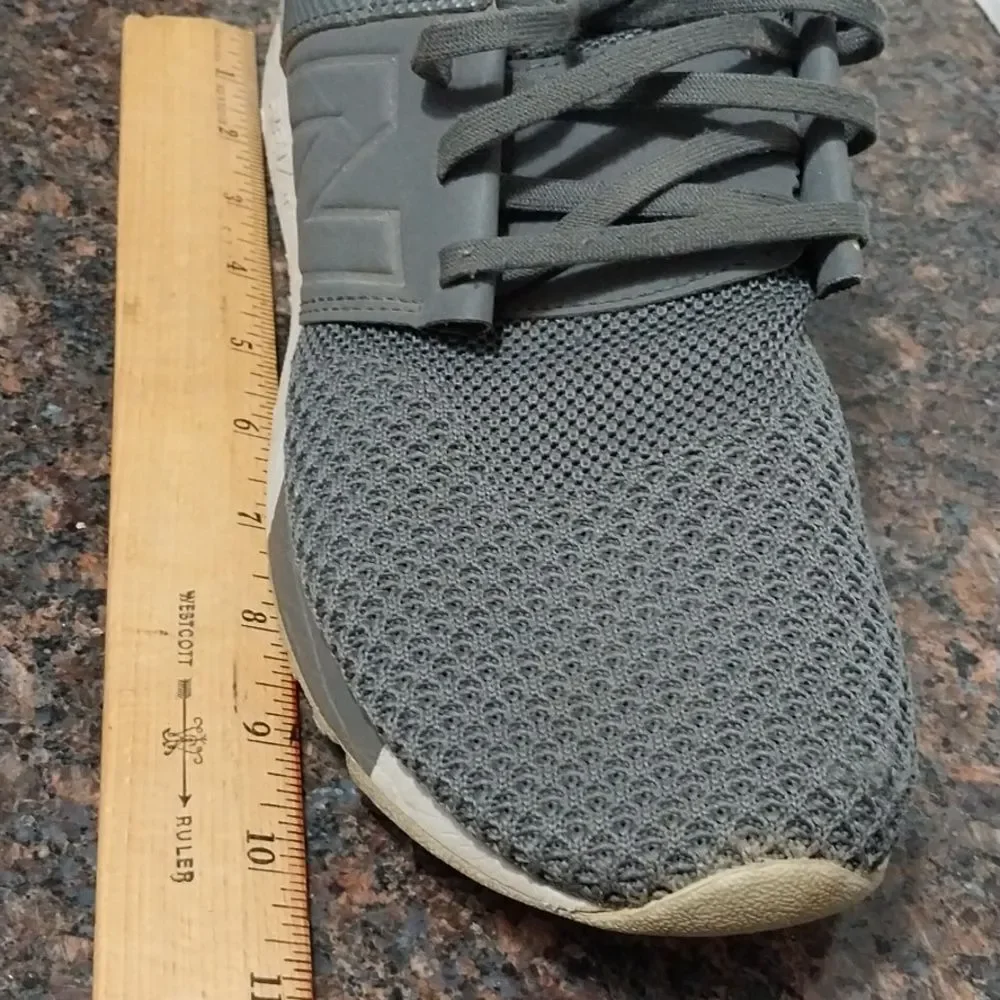 New Balance Men's Charcoal and Cream Athletic Shoes